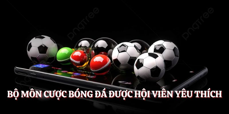 Bộ môn cược bóng đá được hội viên yêu thích